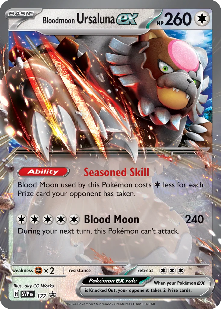Bloodmoon Ursaluna ex 177/150 Promo