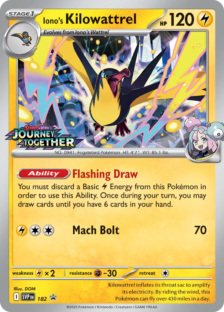 Iono's Kilowattrel 182/150 Promo