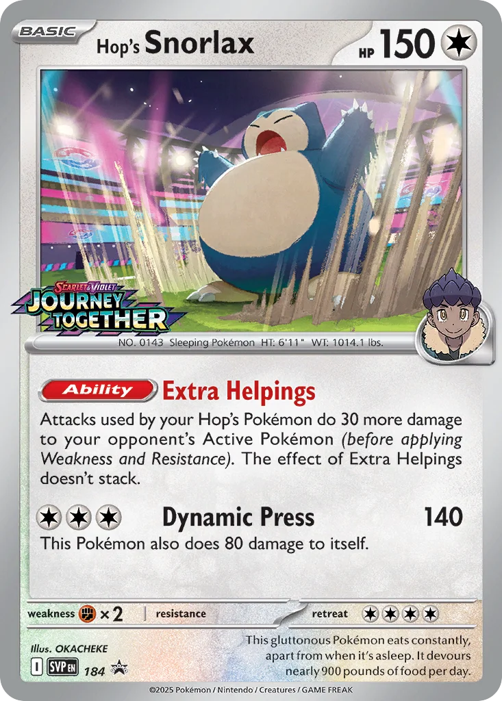 Hop's Snorlax 184/150 Promo
