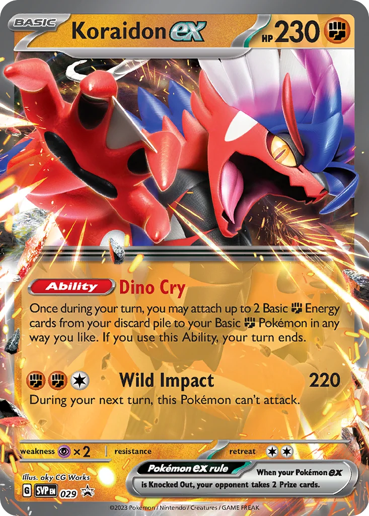 Koraidon ex 029/215 Promo