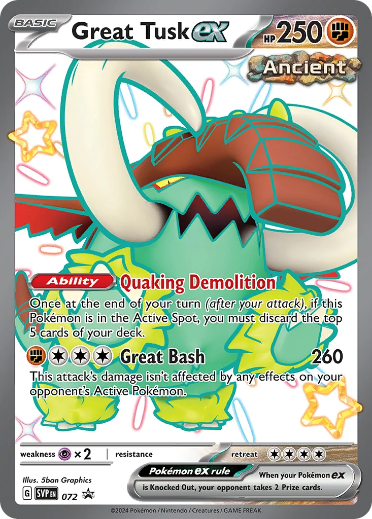 Great Tusk ex SVP 072 Promo