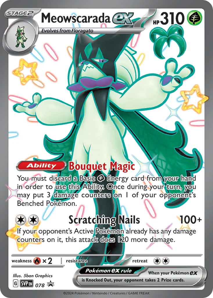 Meowscarada ex 078/215 Promo