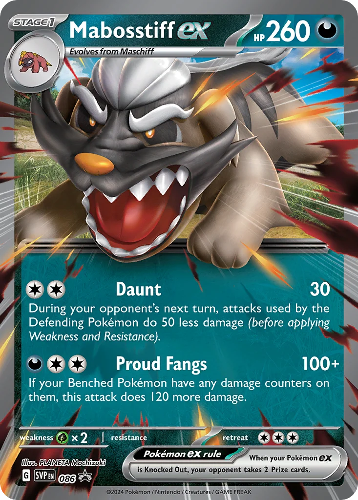 Mabosstiff ex 086/215 Promo