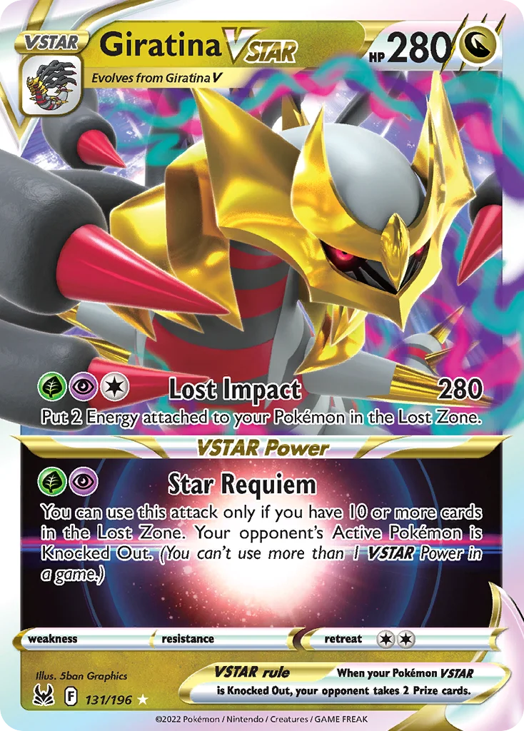 Giratina VSTAR 131/196 Rare holo vstar