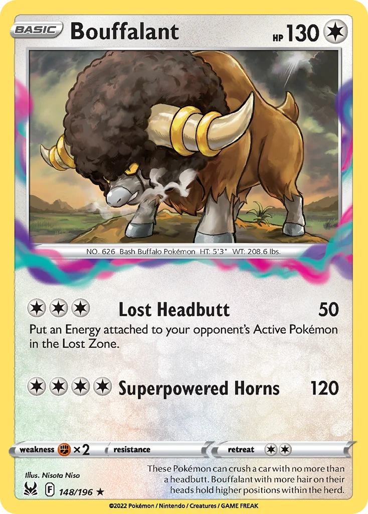 Bouffalant 148/196 Rare