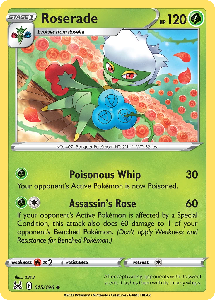 Roserade 015/196 Uncommon