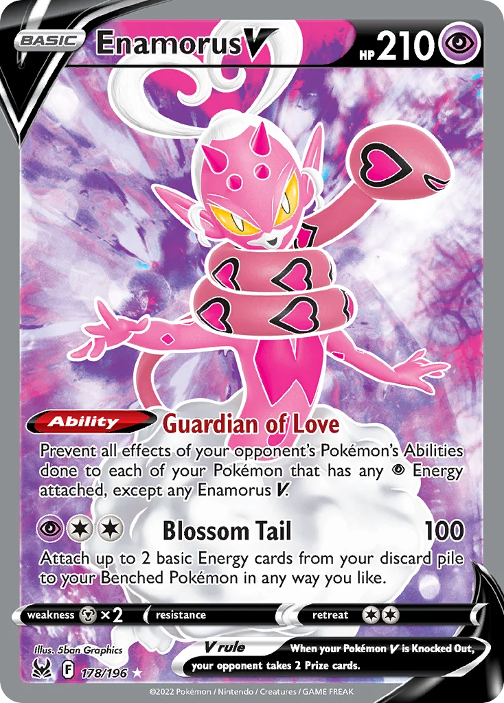 Enamorus V 178/196 Rare ultra