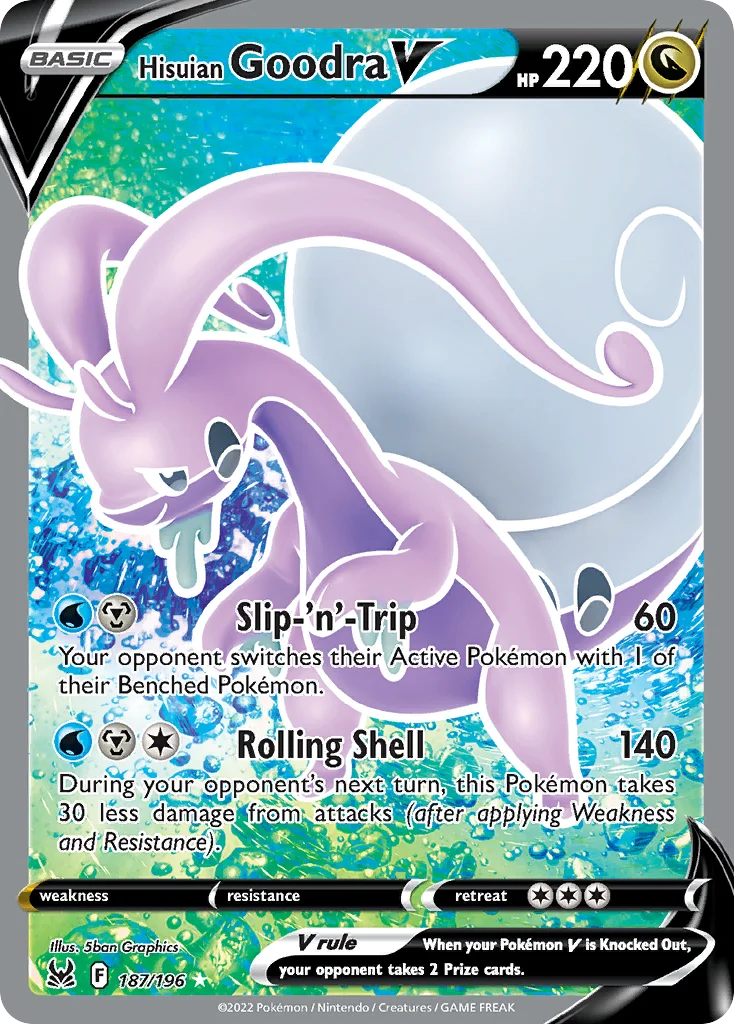 Hisuian Goodra V 187/196 Rare ultra