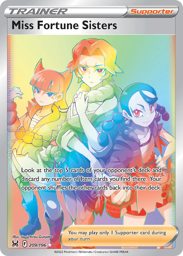 Miss Fortune Sisters 209/196 Rare rainbow
