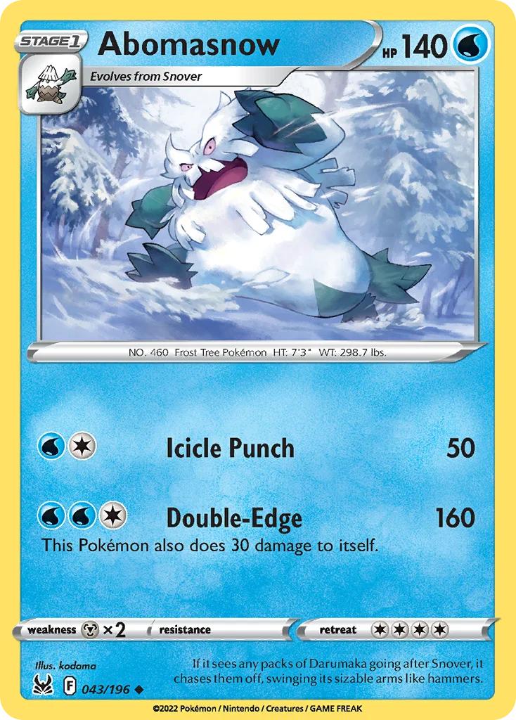 Abomasnow 043/196 Uncommon