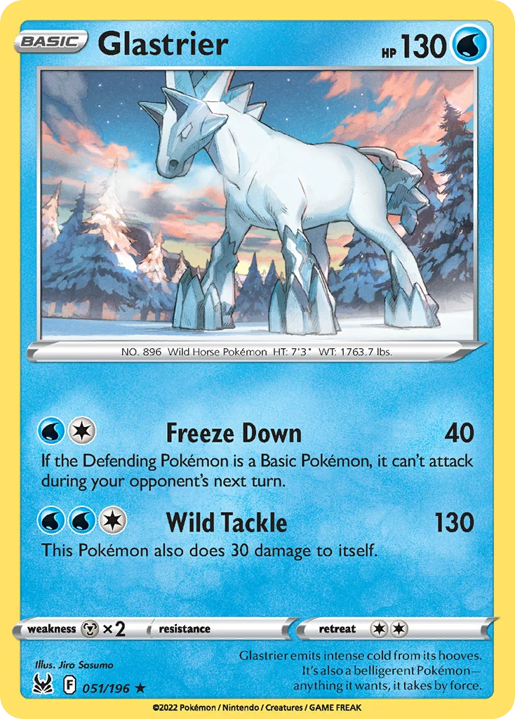 Glastrier 051/196 Rare holo