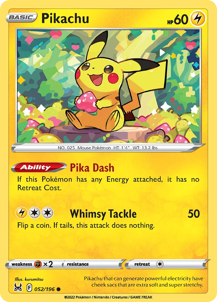 Pikachu 052/196 Common