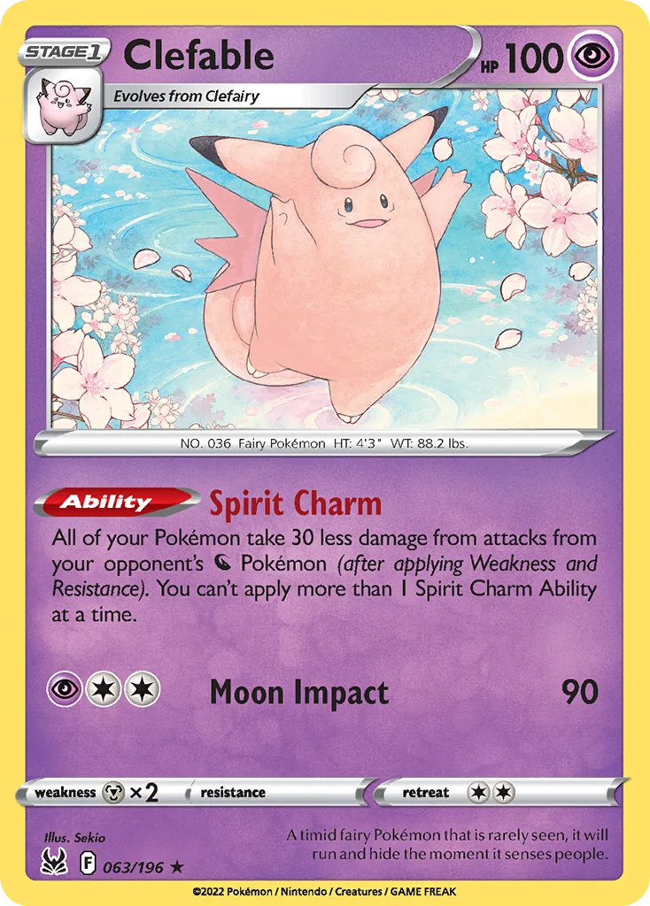 Clefable 063/196 Rare