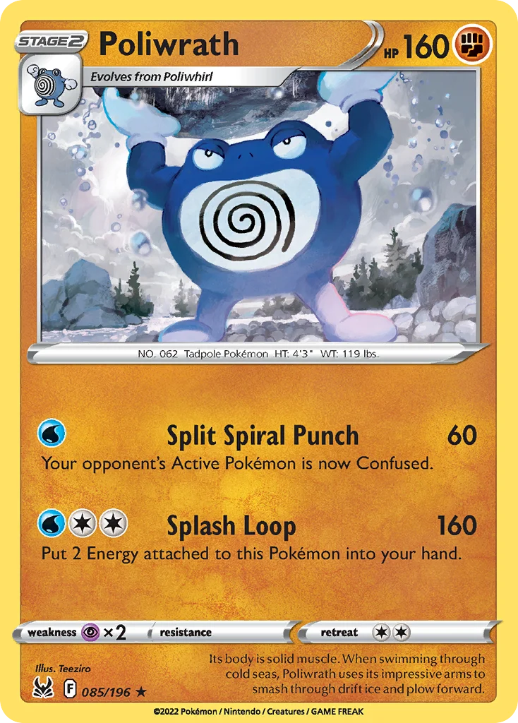 Poliwrath 085/196 Rare