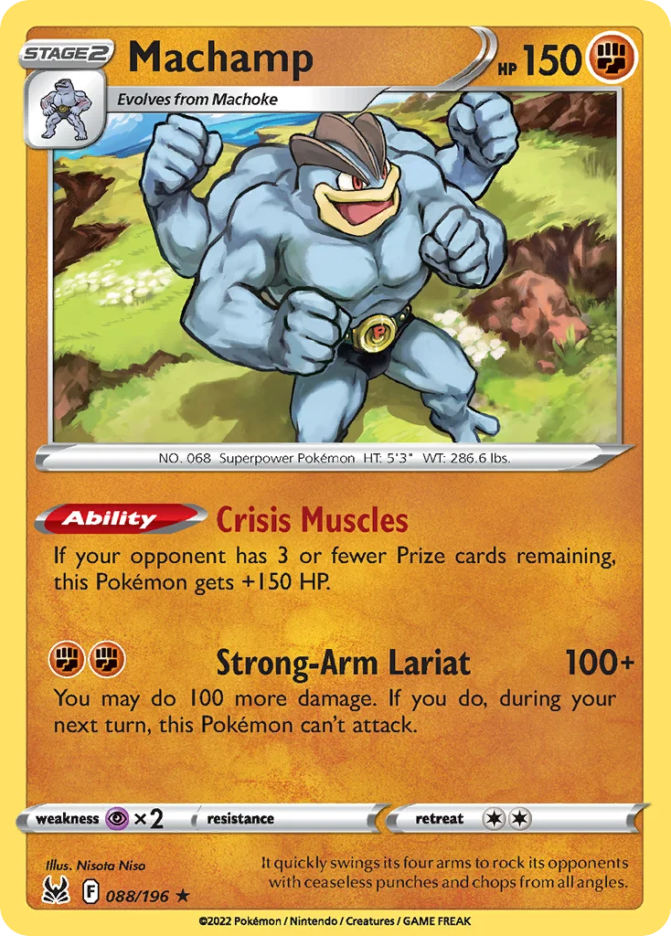 Machamp 088/196 Rare holo