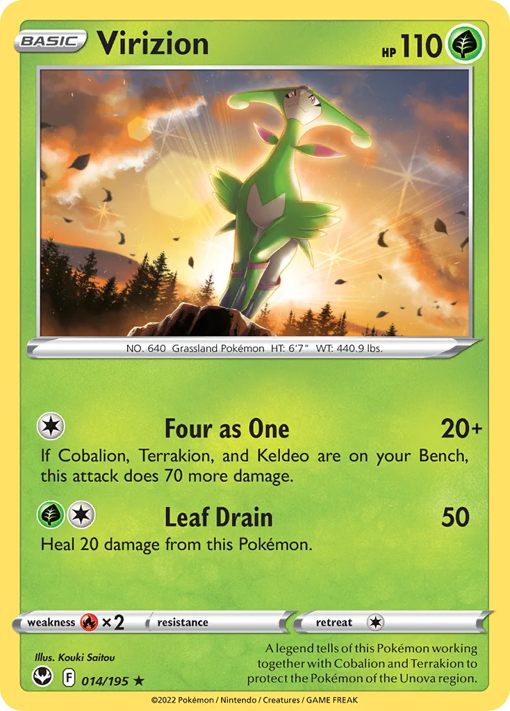 Virizion 014/195 Rare
