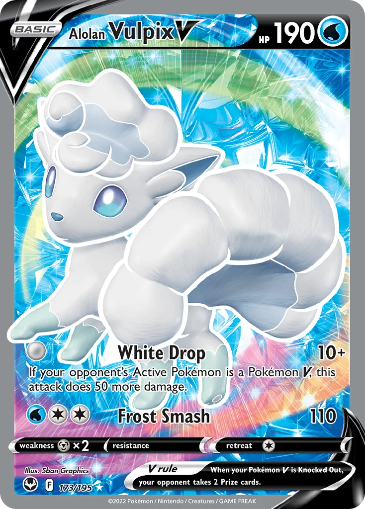 Alolan Vulpix V 173/195 Rare ultra