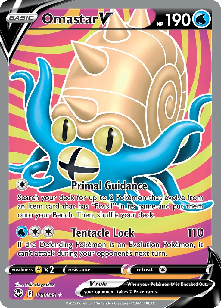 Omastar V 174/195 Rare ultra