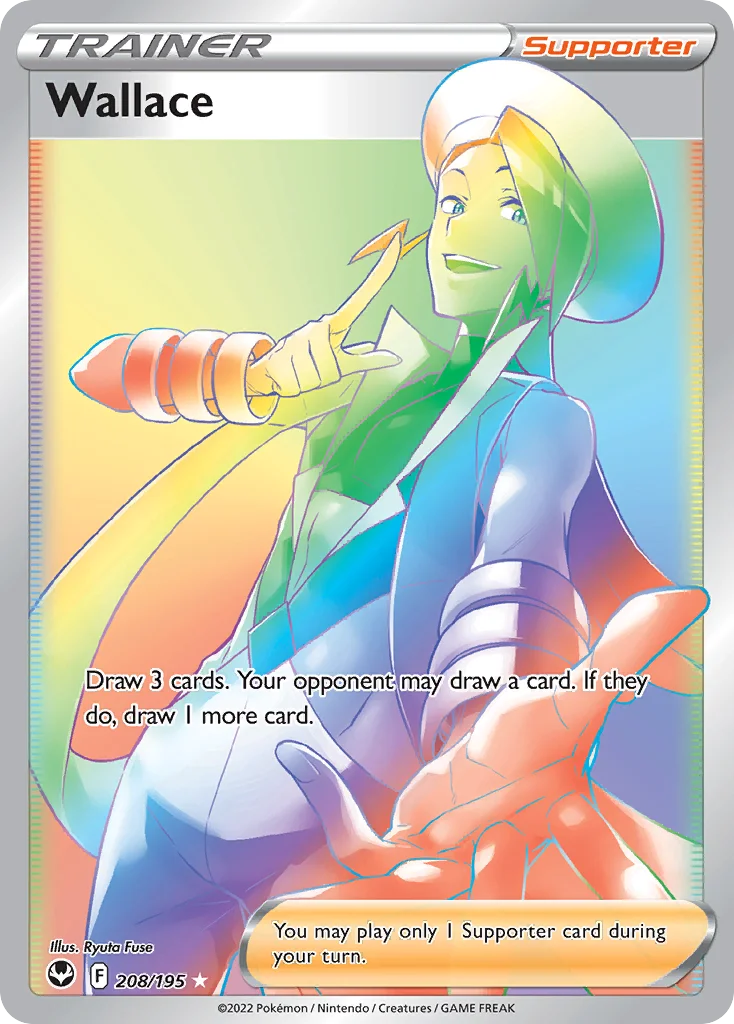 Wallace 208/195 Rare rainbow