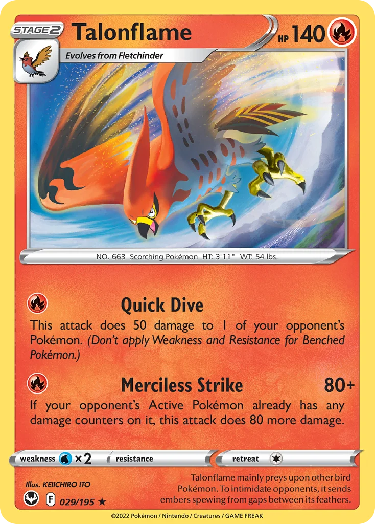 Talonflame 029/195 Rare