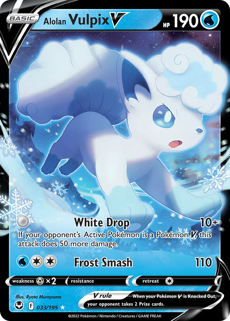Alolan Vulpix V 033/195 Rare holo v