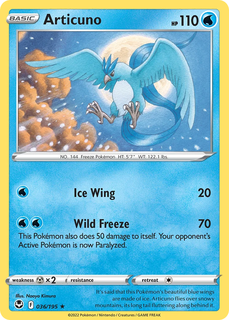Articuno 036/195 Rare holo