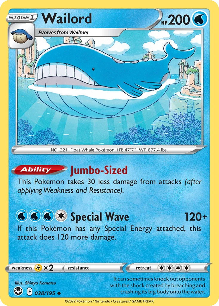 Wailord 038/195 Uncommon