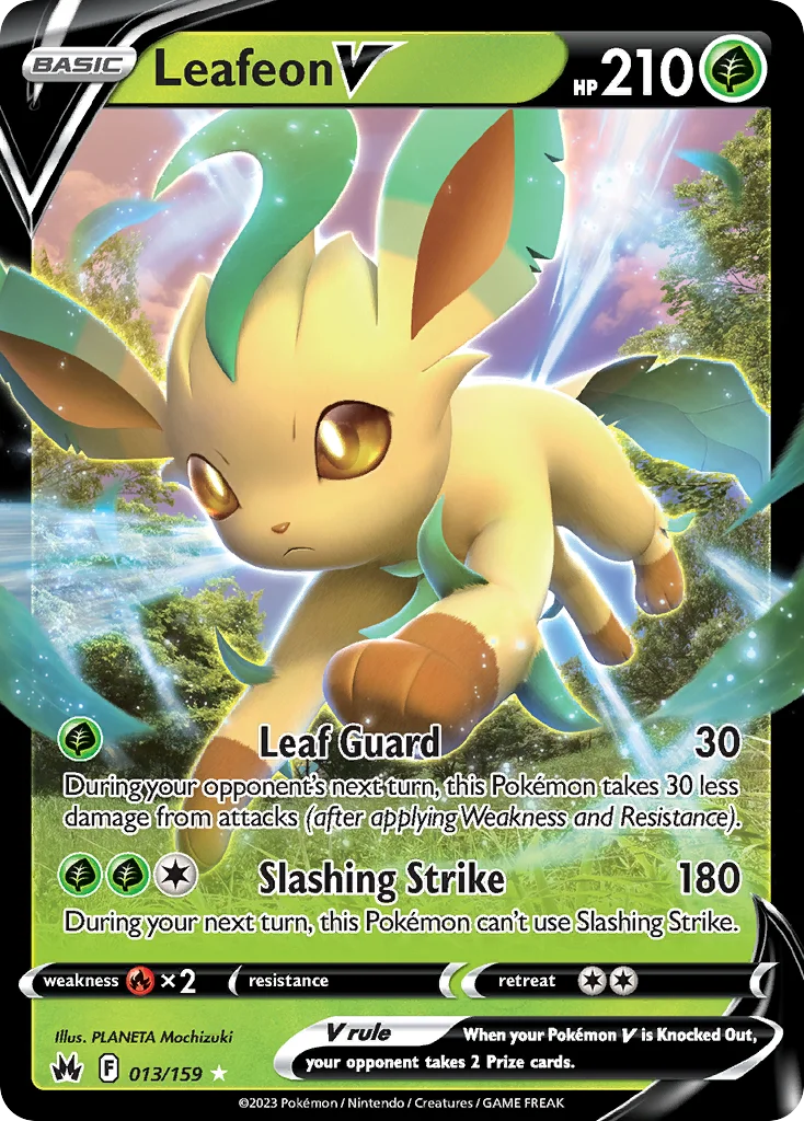 Leafeon V 013/159 Rare holo v