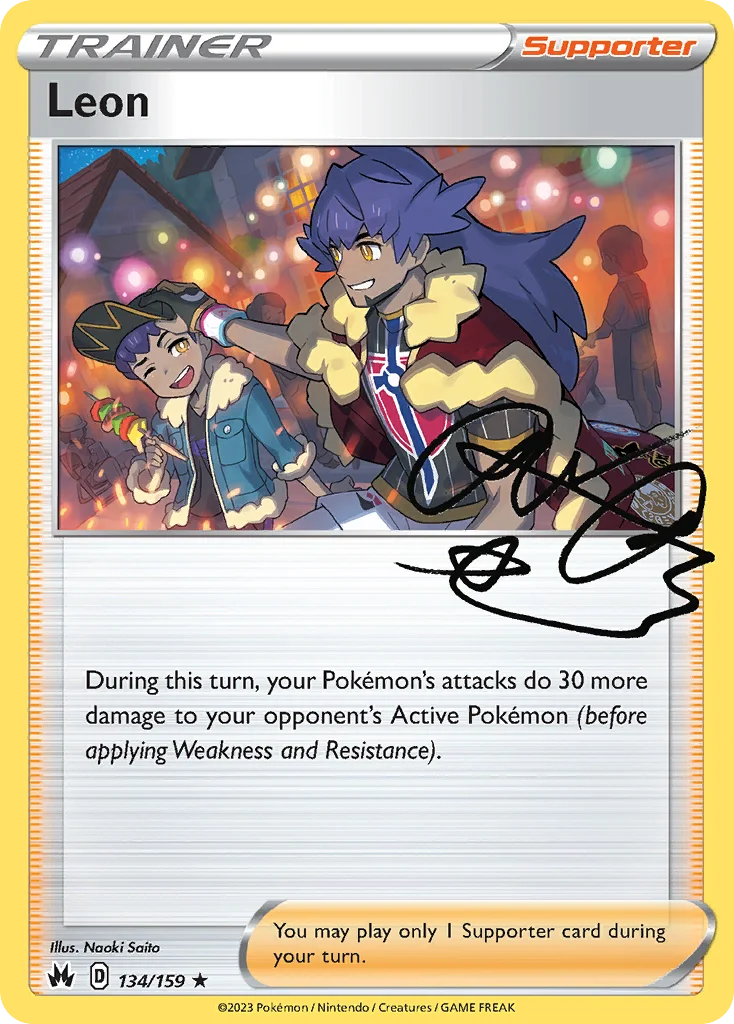 Leon 134/159 Rare holo
