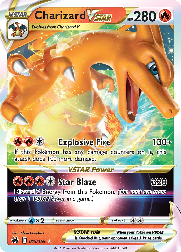 Charizard VSTAR 019/159 Rare holo vstar