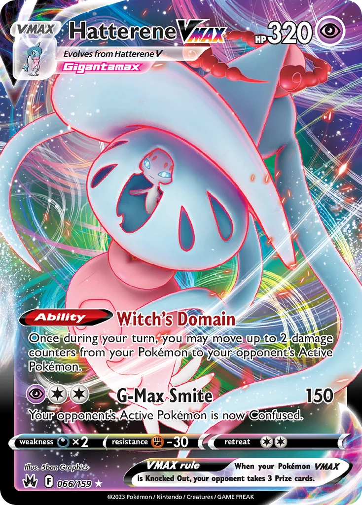 Hatterene VMAX 066/159 Rare holo vmax