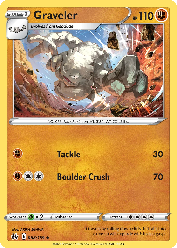 Graveler 068/159 Uncommon