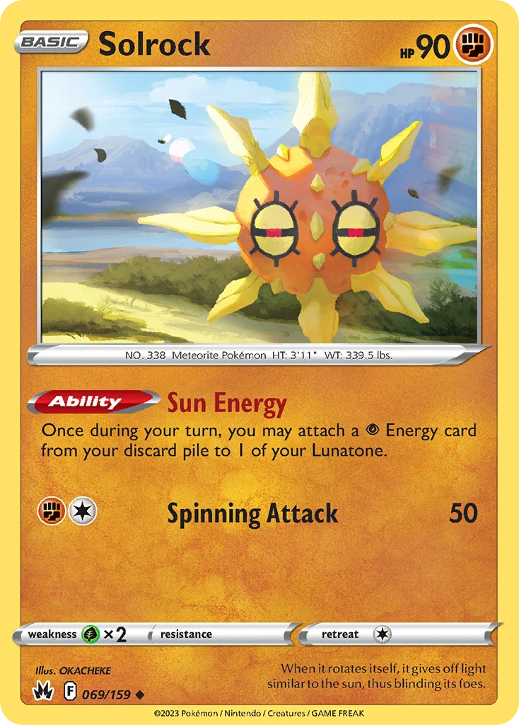Solrock 069/159 Uncommon