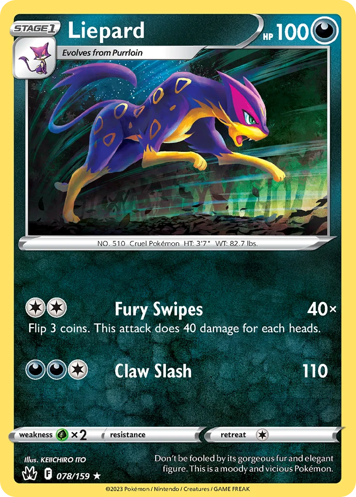 Liepard 078/159 Rare