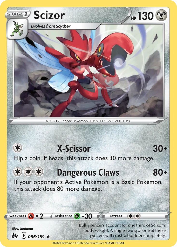 Scizor 086/159 Rare