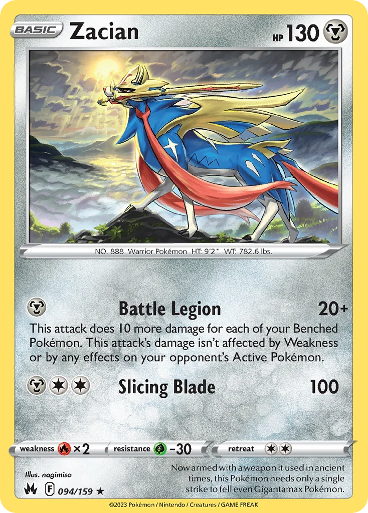 Zacian 094/159 Rare holo