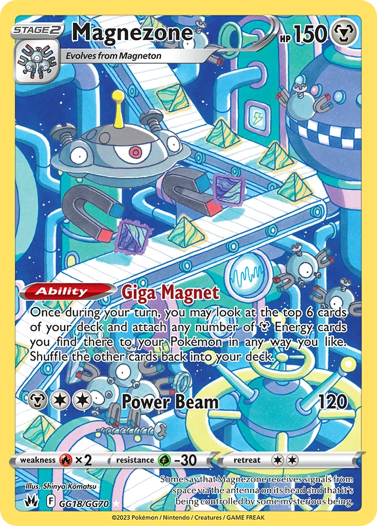 Magnezone GG18/GG70 Trainer gallery rare holo