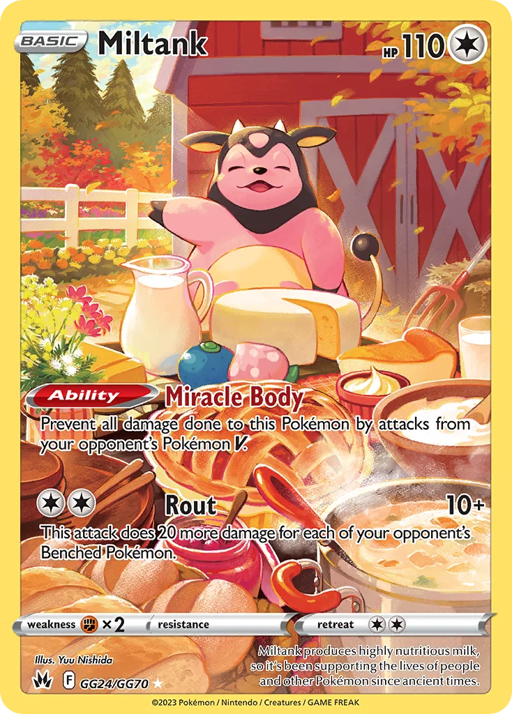 Miltank GG24/70 Trainer gallery rare holo