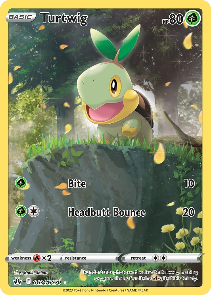 Turtwig GG31/70 Trainer gallery rare holo