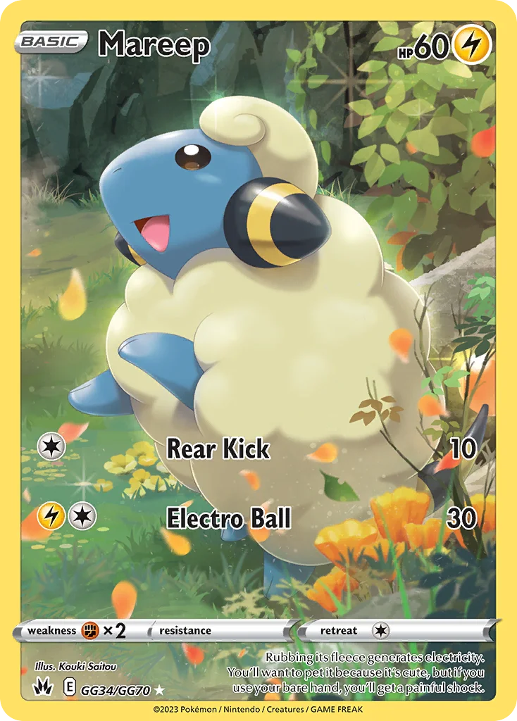 Mareep GG34/70 Trainer gallery rare holo