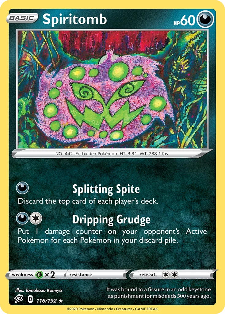 Spiritomb 116/192 Rare