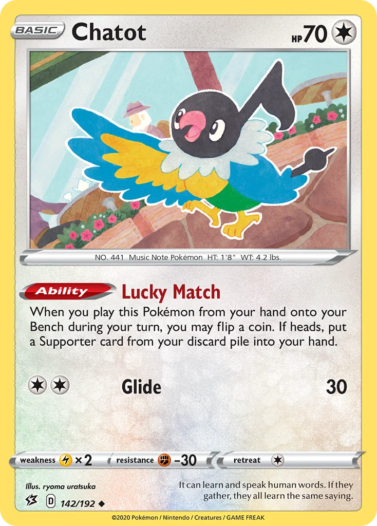 Chatot 142/192 Uncommon