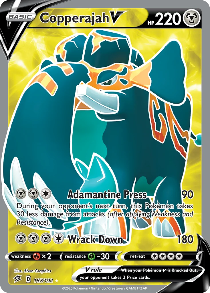 Copperajah V 187/192 Rare ultra