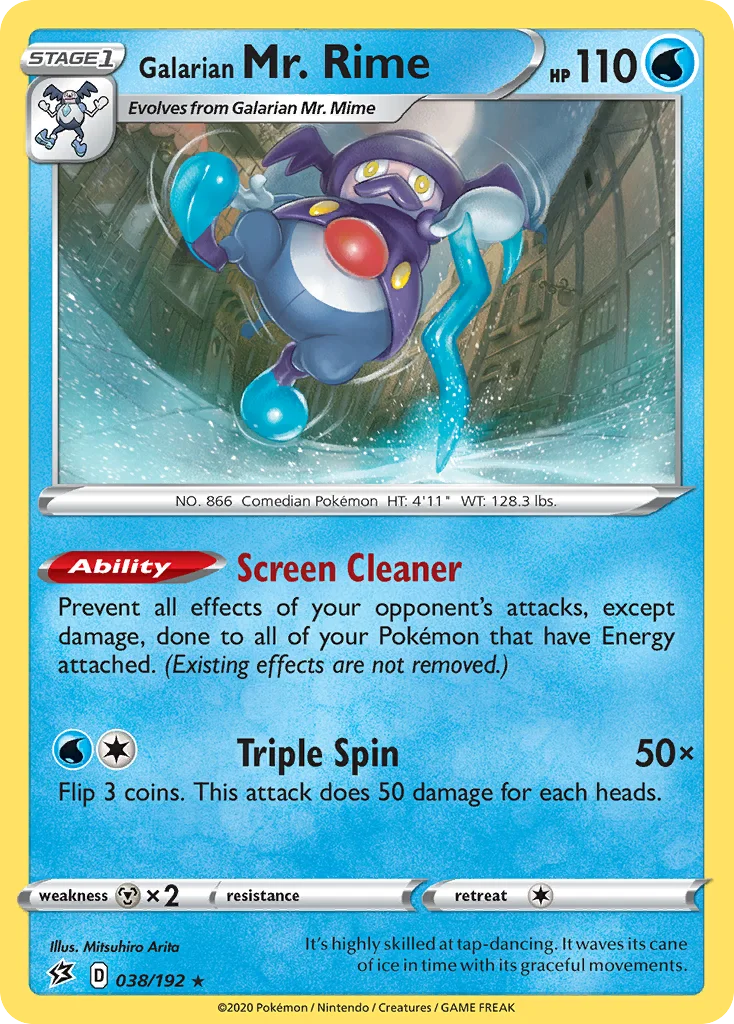 Galarian Mr. Rime 038/192 Rare