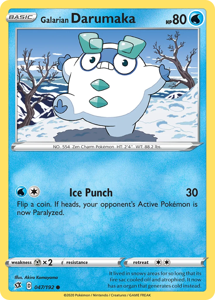 Galarian Darumaka 047/192 Common