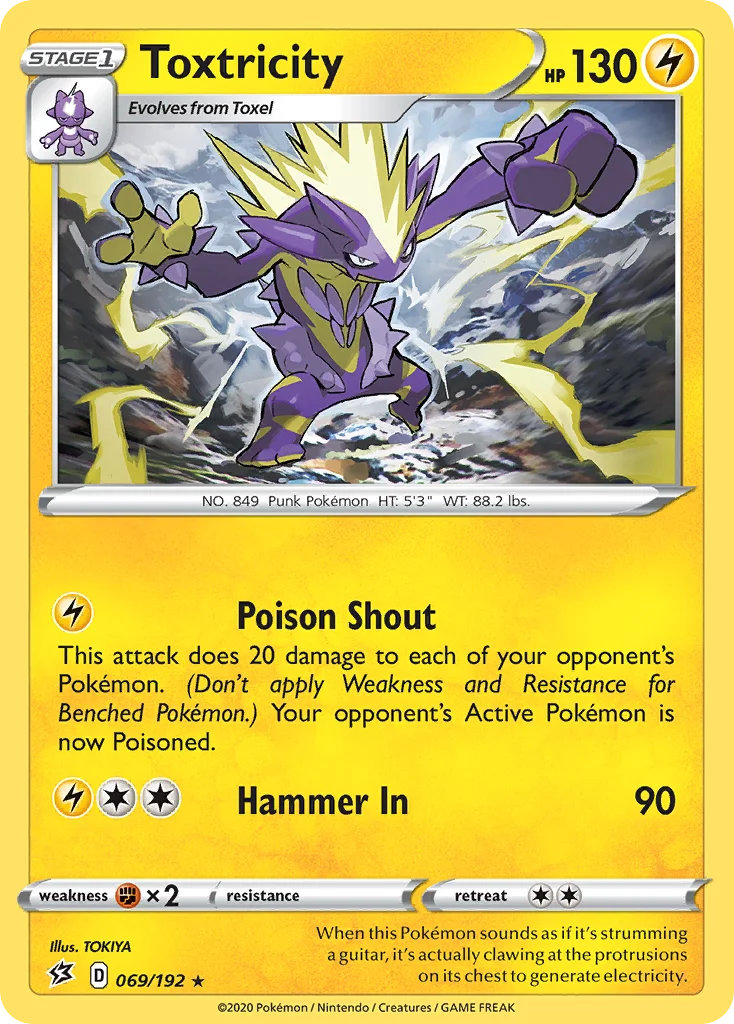 Toxtricity 069/192 Rare