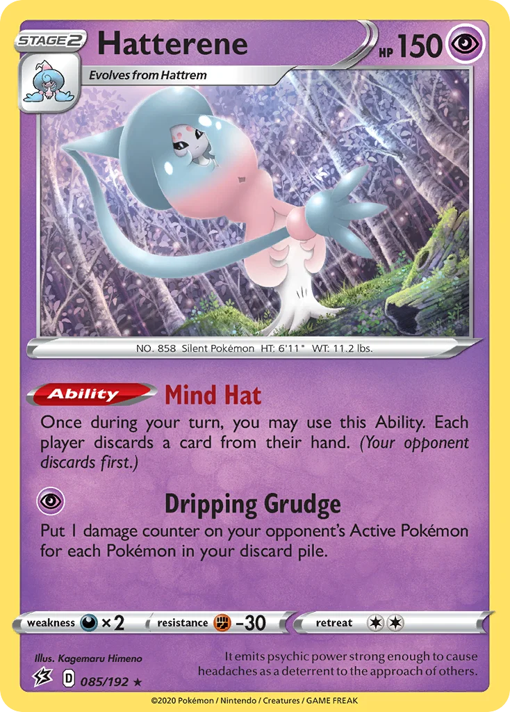 Hatterene 085/192 Rare holo