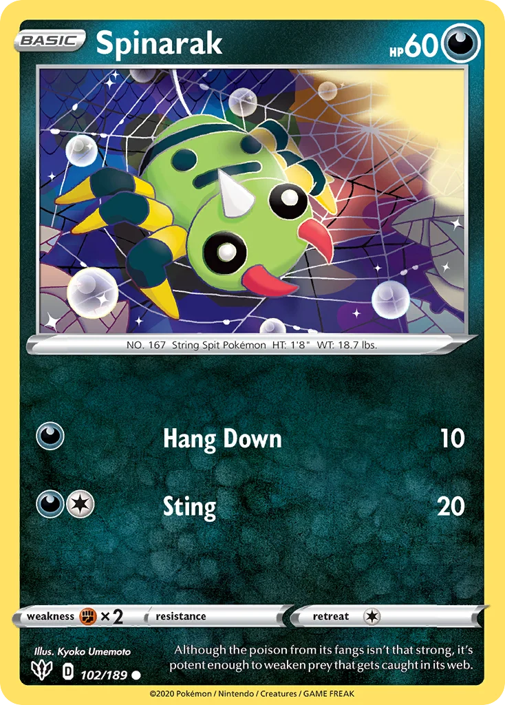 Spinarak 102/189 Common