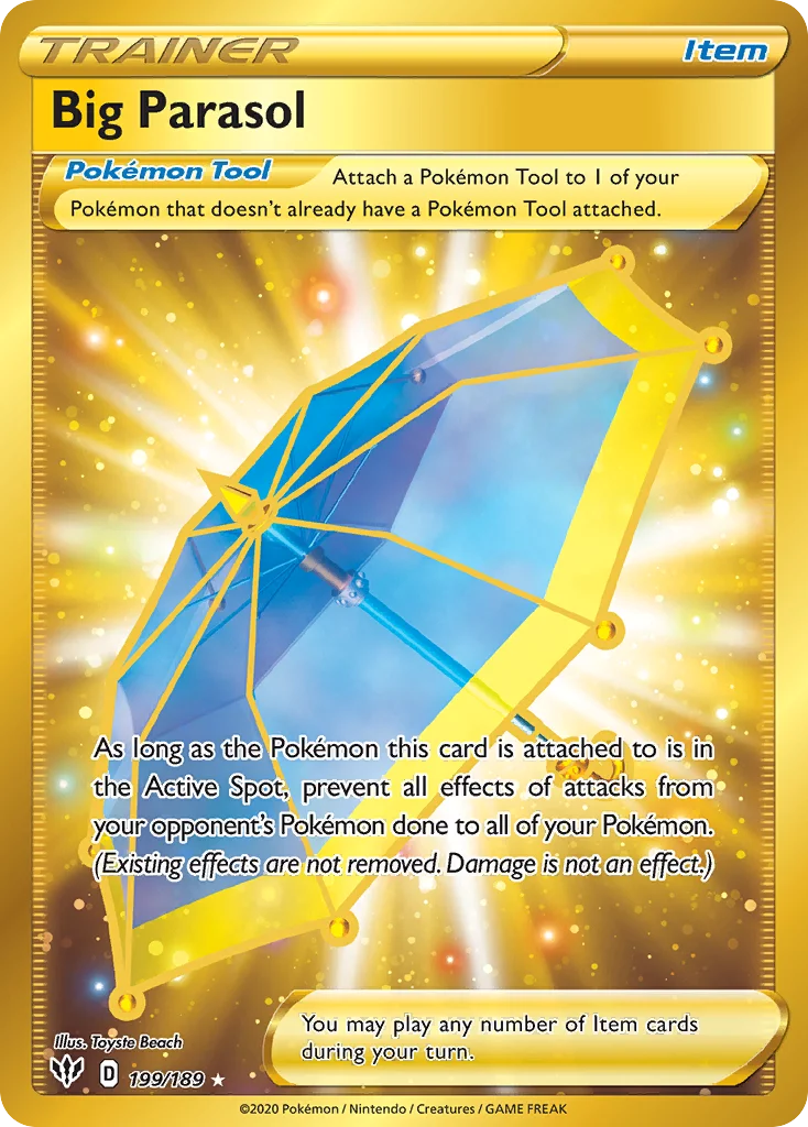 Big Parasol 199/189 Rare secret