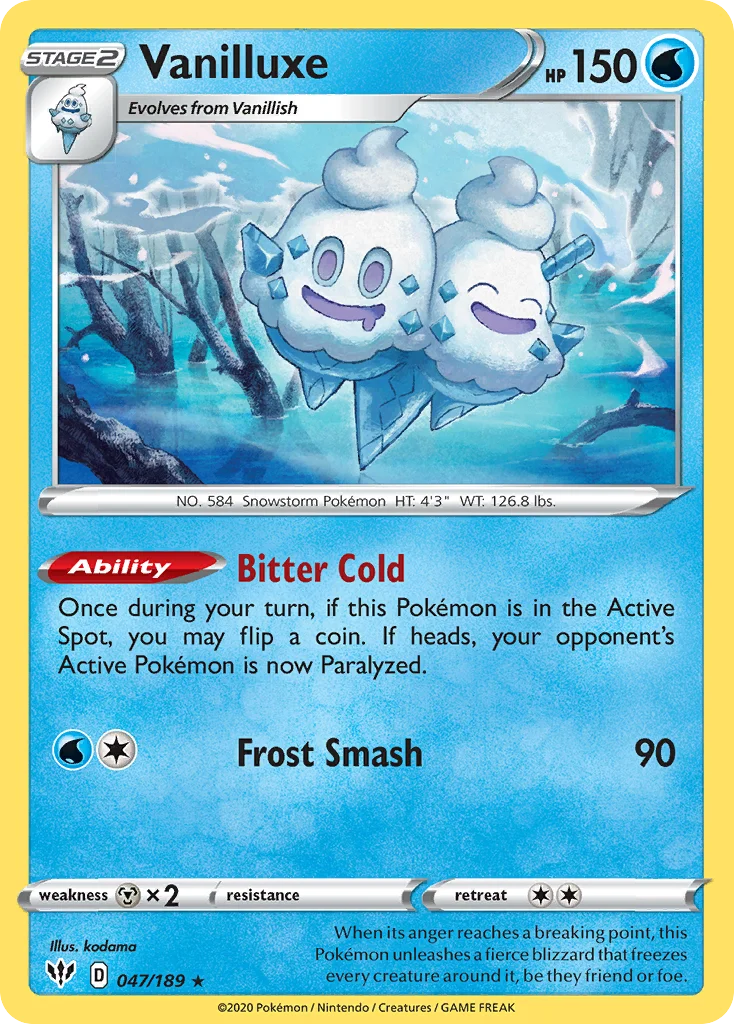 Vanilluxe 047/189 Rare